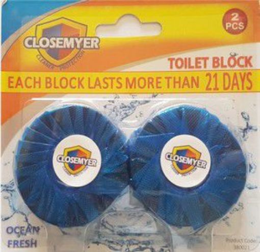 CLOSEMYER TOILET CLN BLOCKS BLEACH 2`S  50G