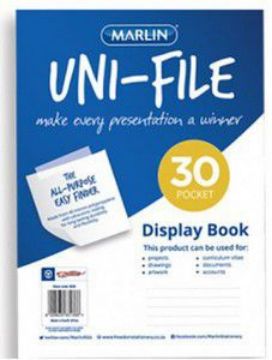 MARLIN UNI-FILE DISPLAY BOOK  30Sheet