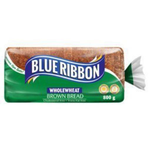 BLUE RIBBON WHOLE WHEAT BROWN BREAD.  800g