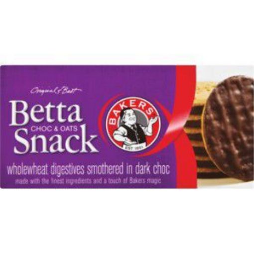 BAKERS BETTASNACK MILK CHOC & OATS  200g