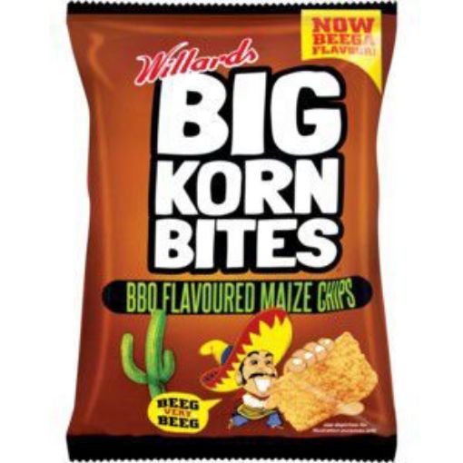 WILLARDS BIG KORN BITES BBQ  50g