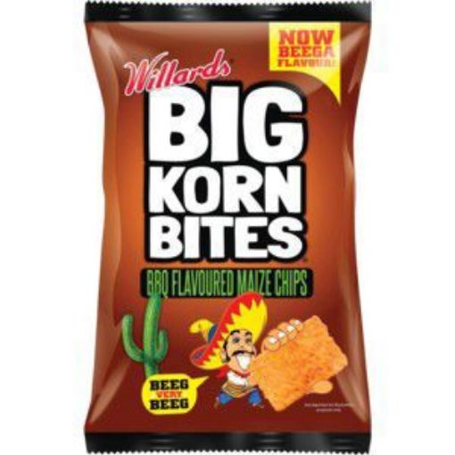 WILLARDS BIG KORN BITES LARGE BBQ  120g