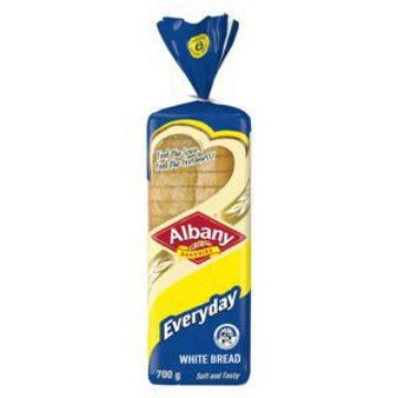 ALBANY BREAD EVERYDAY WHITE  1 x 700G