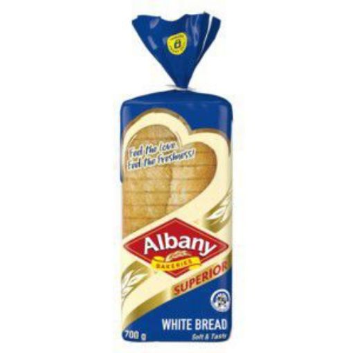 ALBANY BREAD SUPERIOR WHITE  700g