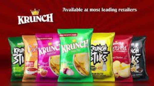 KRUNCH C/CUT CHIPS LARGE CHEESE & ONION  125g