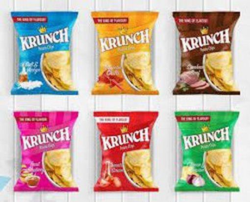 KRUNCH C/CUT CHIPS LARGE SALT & VINEGAR  125g