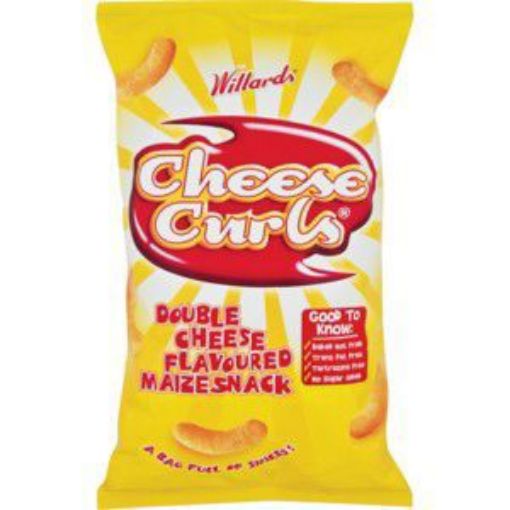 WILLARDS CHEESE CURLS.  150g