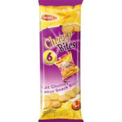 TASTY TREATS CHEESY BITES FRUIT CHUTNEY  6`s