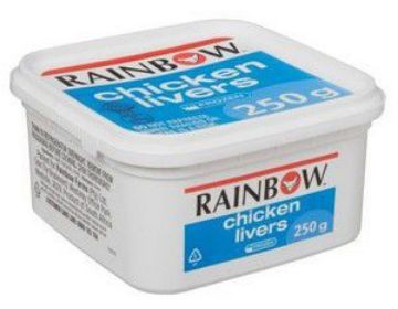 RAINBOW CHICKEN LIVERS  250g