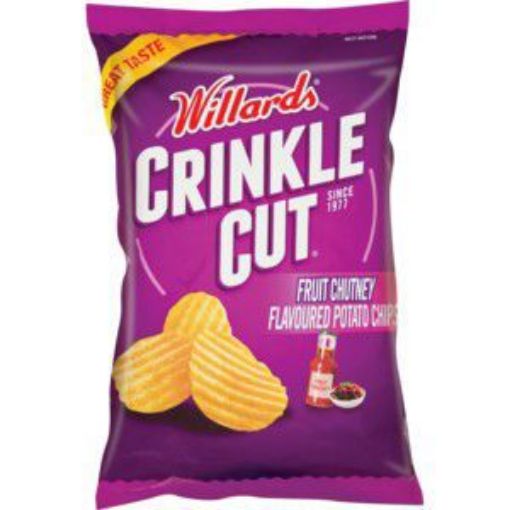 WILLARDS CHIPS C\CUT FRUIT CHUTNEY  125g