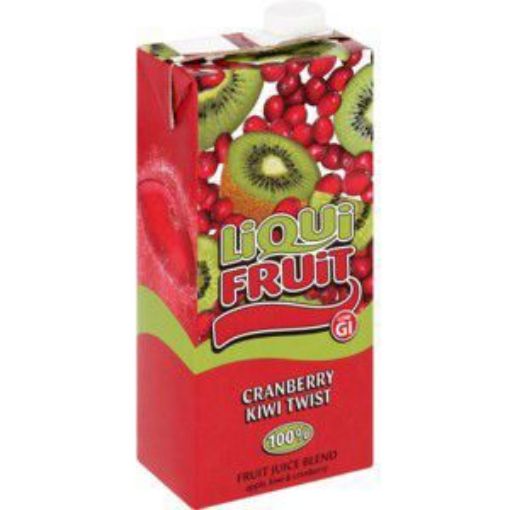 LIQUI FRUIT CRANBERRY KIWI TWIST LOW GI 100%  1lt