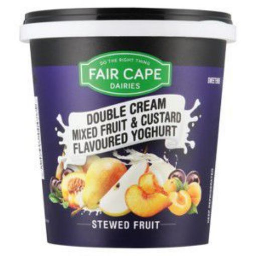 FAIR CAPE D/B MIXED FRUIT & CUSTARD YOG  1lt
