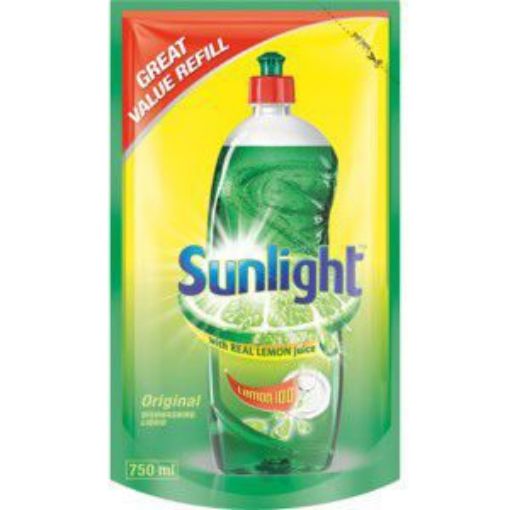 SUNLIGHT DISHWASH LIQUID REFILL POUCH  750ml