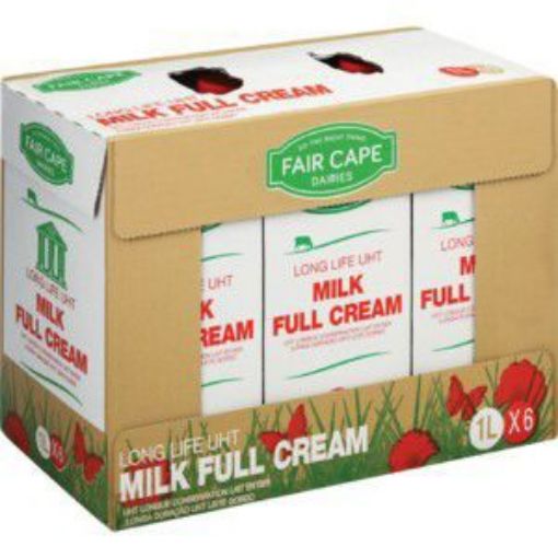FAIR CAPE ECOFRESH UHT F/C MILK  6 x 1lt