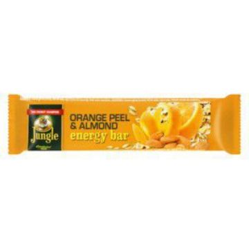 JUNGLE ENERGY BAR ORANGE & PEEL & ALMOND  40g