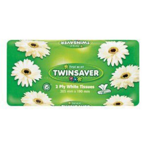 TWINSAVER FACIAL TISSUE SOFT  90`s