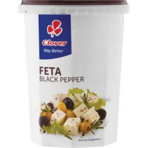 CLOVER FETA TRAD PEPPER  400g