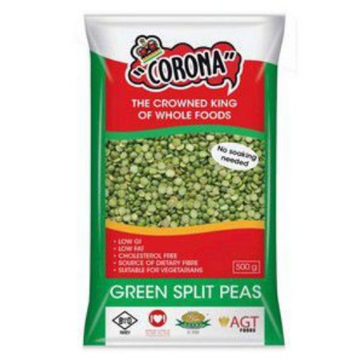 CORONA GREEN SPLIT PEAS   500g