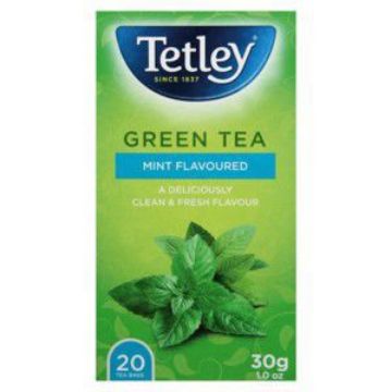 TETLEYS GREEN TEA MINT  30g