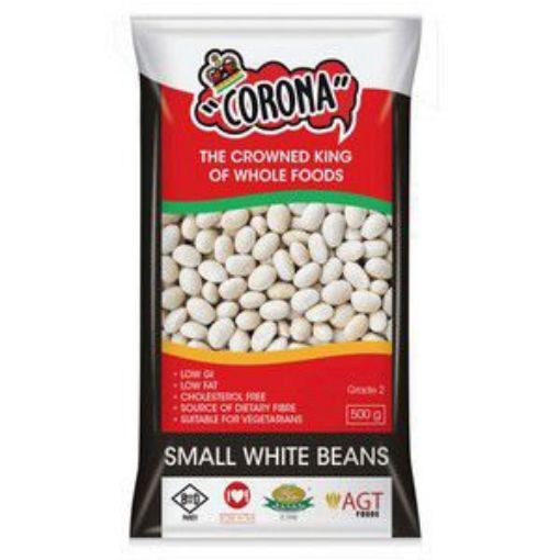 CORONA HALF WHITE SUGAR BEANS {LAPPIES}  500g