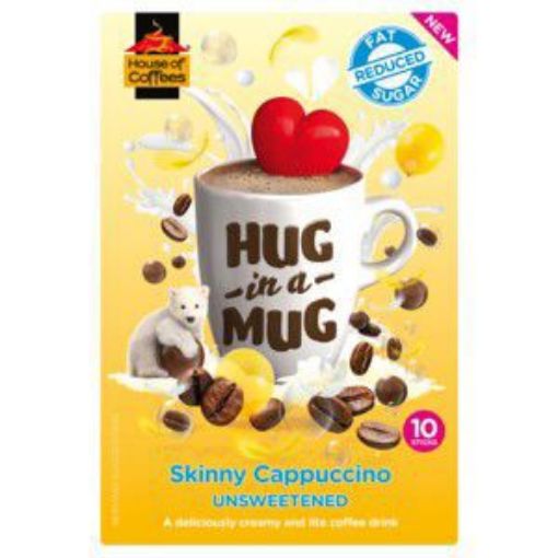 HOUSE OF COFFEES HUG IN A MUG SKINNY CAPPUCCINO 10X  10 x 15g