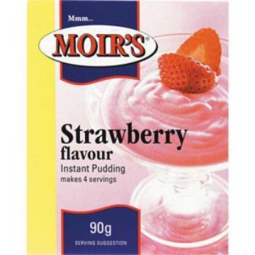 MOIRS INSTANT PUDDING STRAWBERRY  90g