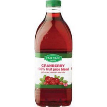 FAIR CAPE JUICE 100% CRANBERRY  2lt