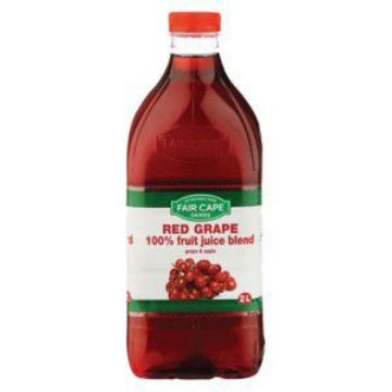 FAIR CAPE JUICE 100% RED GRAPE  2lt