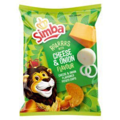 SIMBA LARGE  CHEESE & ONION  120g