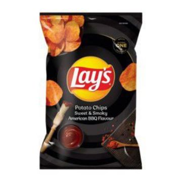 SIMBA LAYS LARGE SWEET SMOKEY AMERICAN BBQ  120g