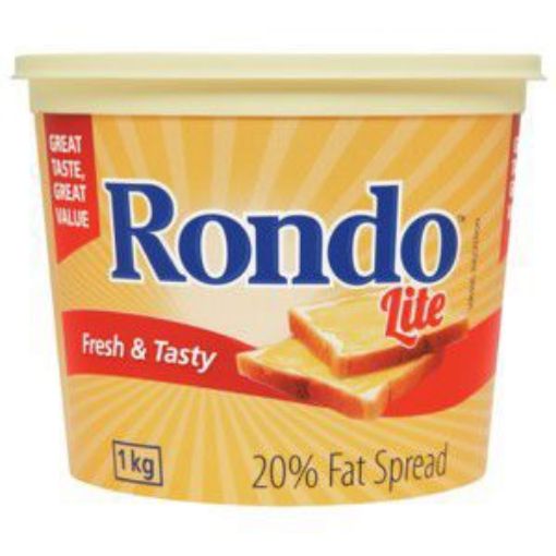 RONDO LITE 20% FAT SPREAD TUB  1kg