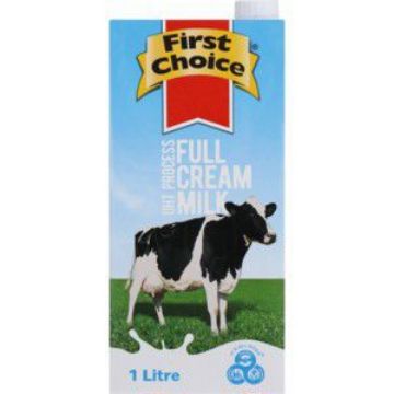 FIRST CHOICE LONG LIFE MILK FULL CREAM  1lt