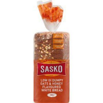 SASKO LOW GI OATS & HONEY BREAD  700g