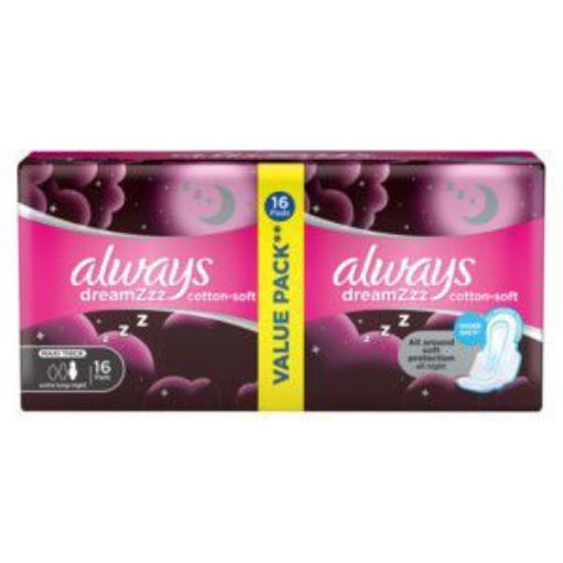 ALWAYS MAXI COTTON SOFT EATRA LONG NIGHT DUO PACK  16`s