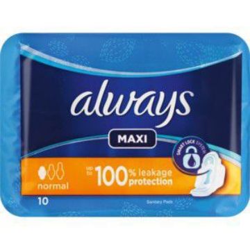 ALWAYS MAXI NORMAL PLUS  10`s