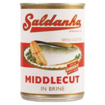 SALDANHA MIDDLECUT IN BRINE  400g
