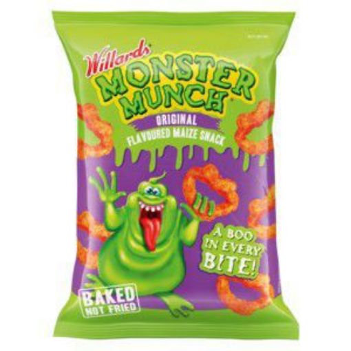 WILLARDS MONSTER MUNCH MAIZE SNACK  100g