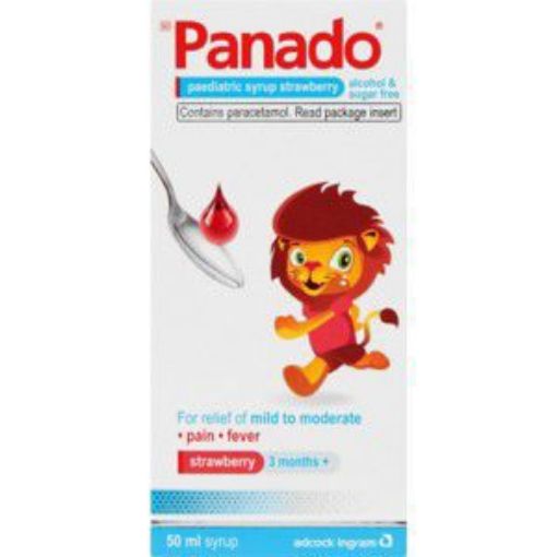 PANADO PAEDIATRIC SYRUP STRAWBERRY  50ml