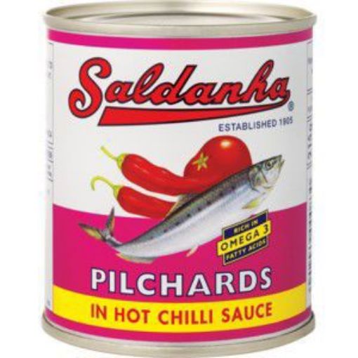SALDANHA PILCHARDS IN CHILLI TALLS  1 x 400g