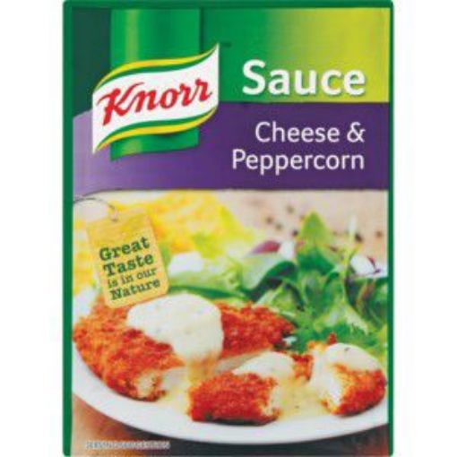 KNORR PKT SAUCE CHEESE & PEPPERCORN  10 x 38g