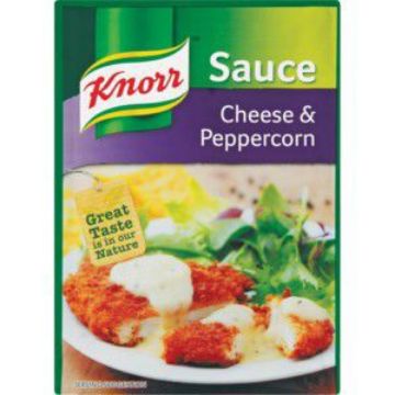 KNORR PKT SAUCE CHEESE & PEPPERCORN  20 x 38g