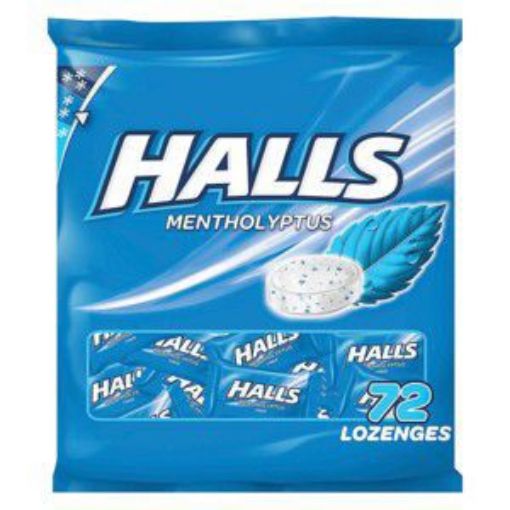 HALLS  POLY BAG MENTOLYPTUS  72`s