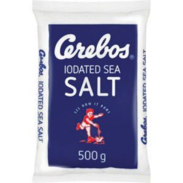 CEREBOS SALT BLUE TABLE POLY  500g