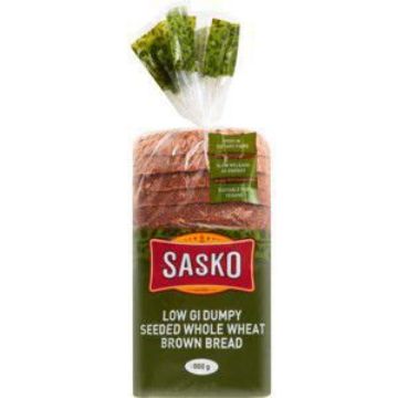 SASKO LOW GI SEEDED BROWN BREAD  800g