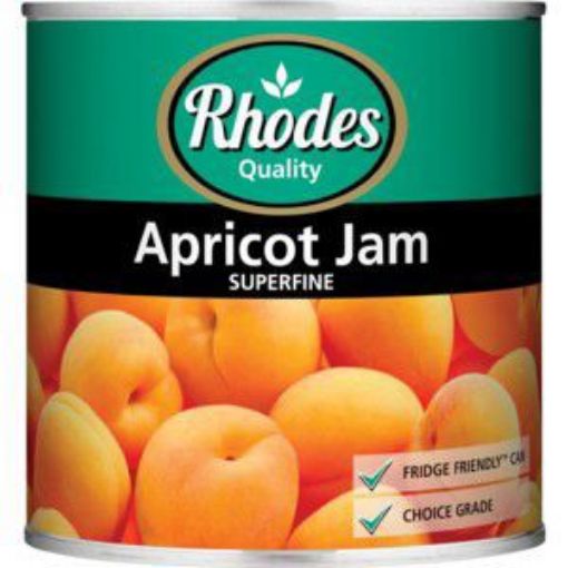 RHODES SMOOTH APRICOT JAM  900g