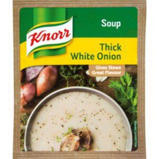 KNORR SOUP PKT THICK WHITE ONION  50g