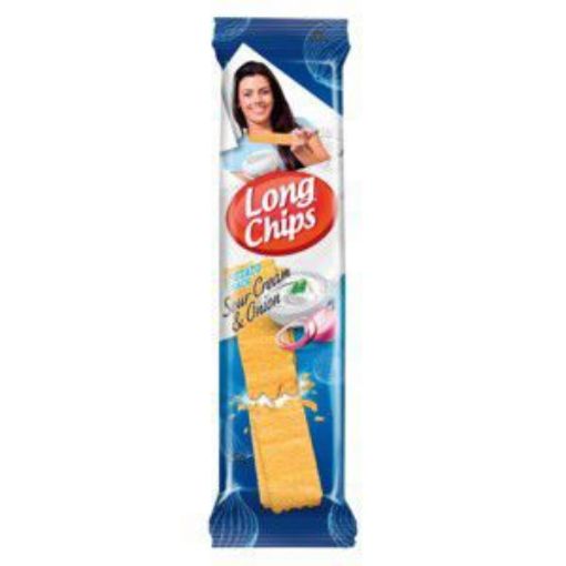 LONG CHIPS SOUR CREAM & ONION POTATO SNACK  75g