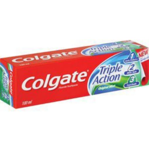 COLGATE T/PASTE TRIPLE ACTION ORIGINAL MINT  100ml
