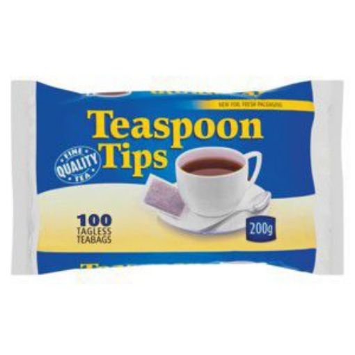 TEASPOON TIPS TAGLESS POUCH 100`S  200g