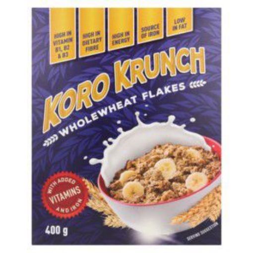 KORO KRUNCH WHOLEWHEAT FLAKES BOX  400g